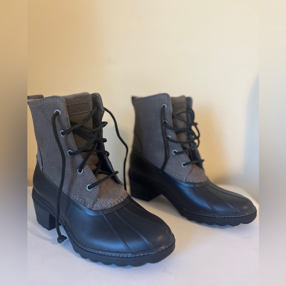 Sperry Saltwater Heel Snow Boot - Grey Snake